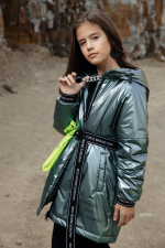 Куртка для девочки GnK С-712 превью фото